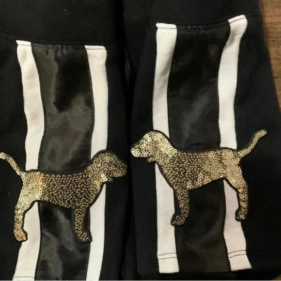 VICTORIA’S SECRET PINK BLING TUNIC HOODIE/ SHORTS OUTFIT SET S - Picture 14 of 15